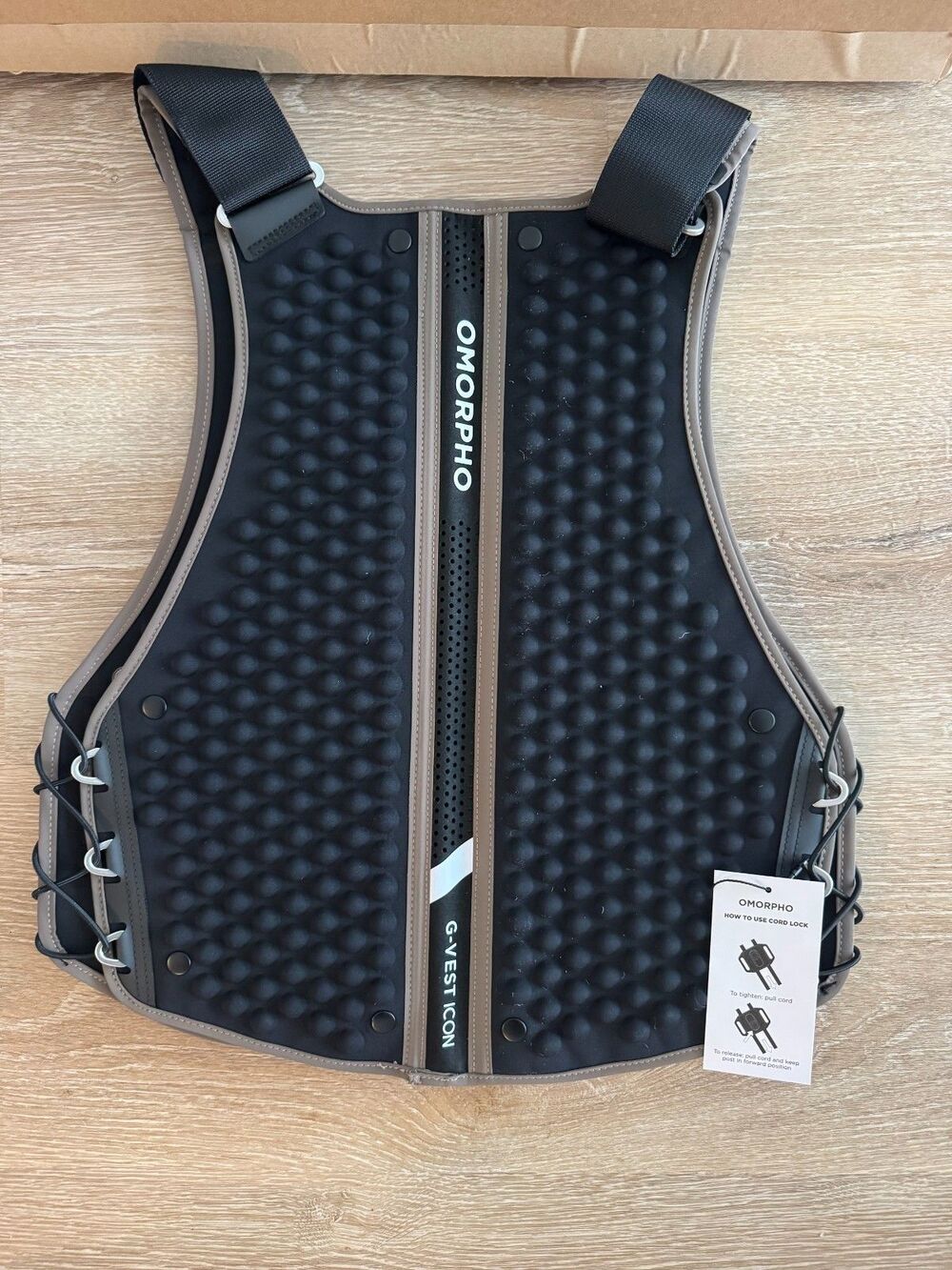 OMORPHO G-Vest Icon Adjustable Weighted Vest Black Earth S/M MicroLoad Mens NEW